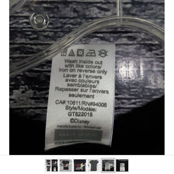 Disney Tinkerbell "Small but Mighty" Graphic Tee T-shirt Women sz S 100% Cotton - Picture 5 of 6